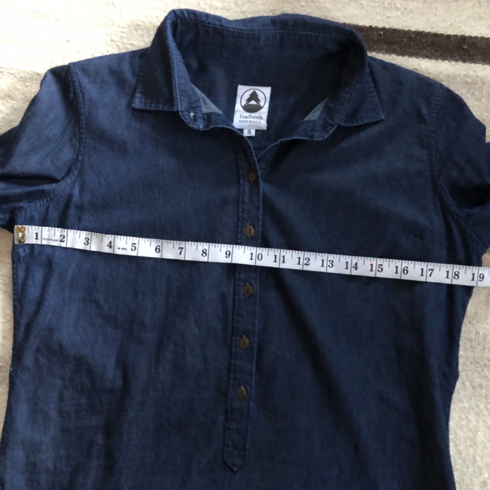 Tradlands Hatteras Pop Over Denim Shirt - Picture 12 of 14